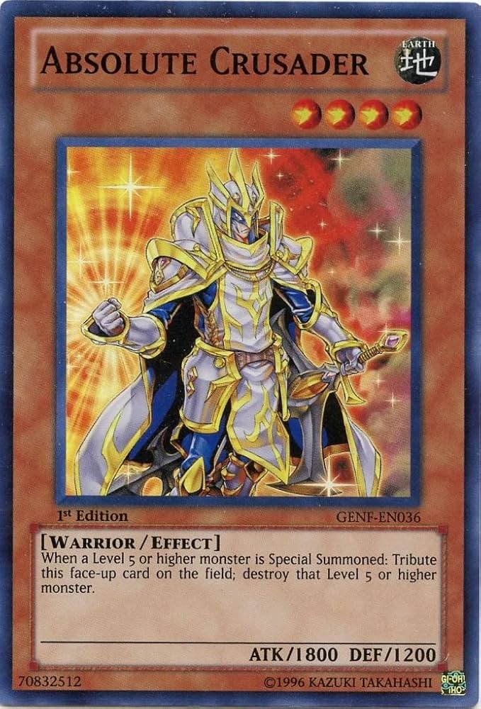 遊戯王 クオシクセット＋α Amazon.com: Yu-Gi-Oh! - Absolute Crusader (GENF-EN036